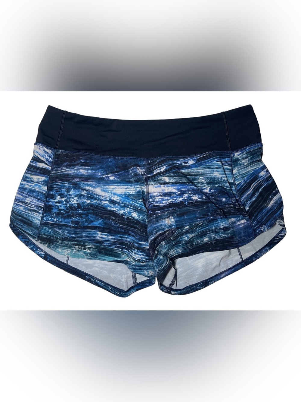 Lululemon Speed Up Shorts Size 4 Lined 2.5 BLUEWATER - Picture 3 of 9